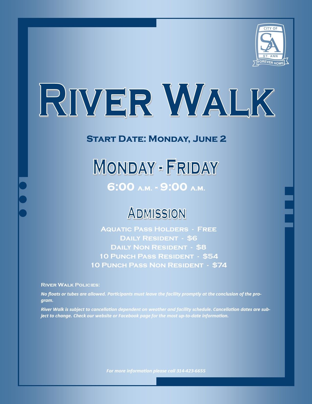 River Walk Flyer 2025